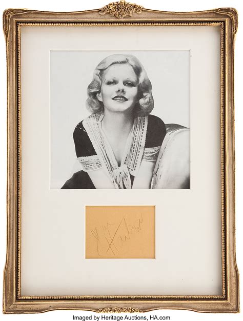 jean harlow signed photo|jean harlow 12x18 picture.